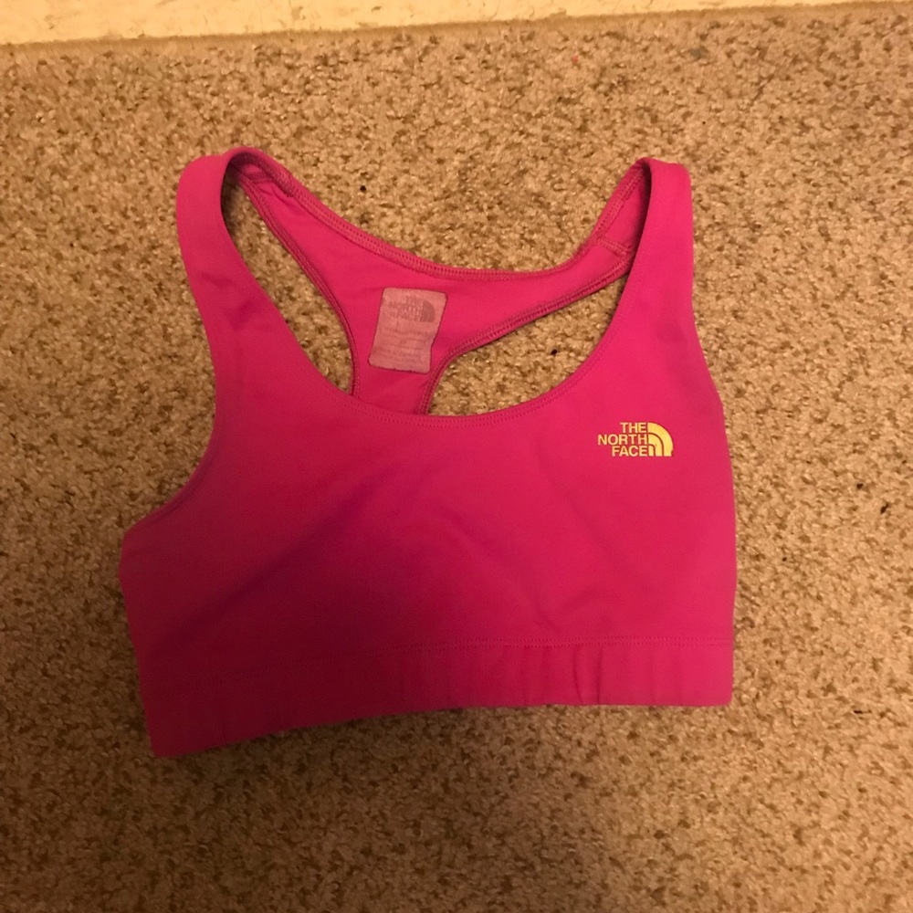 North Face Pink Sports Bra